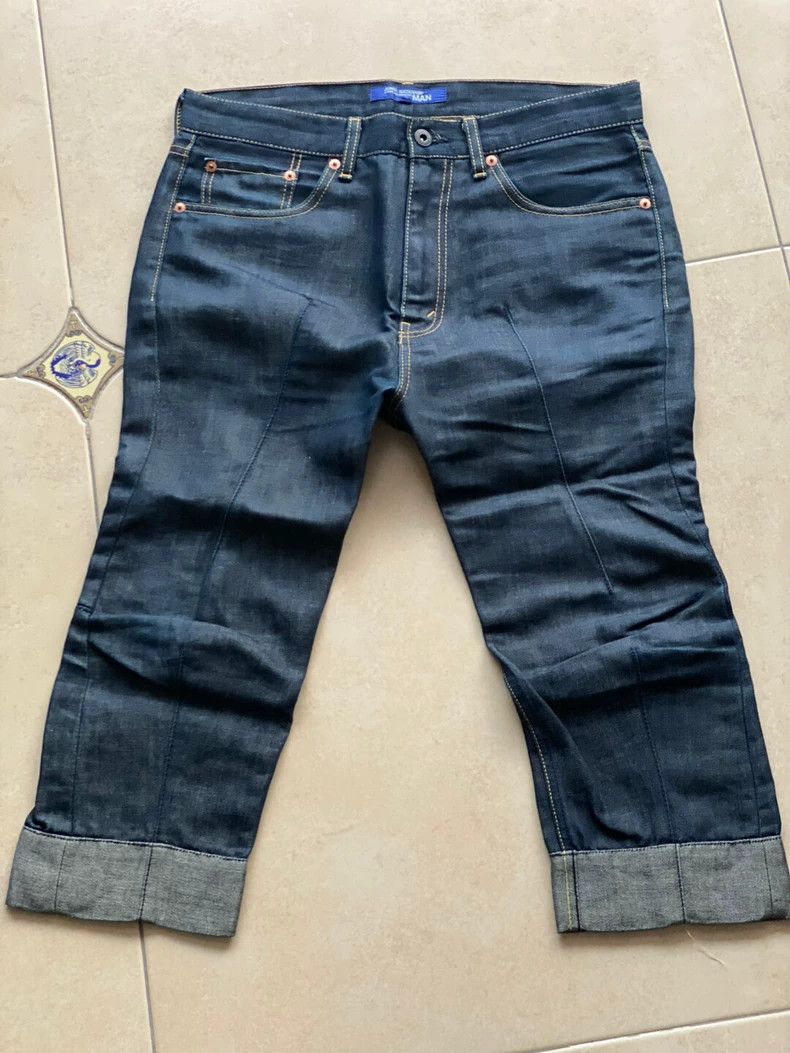 Junya Watanabe JUNYA WATANABE MAN Cropped Denim Jeans - dmc Size US 31 - 1 Thumbnail