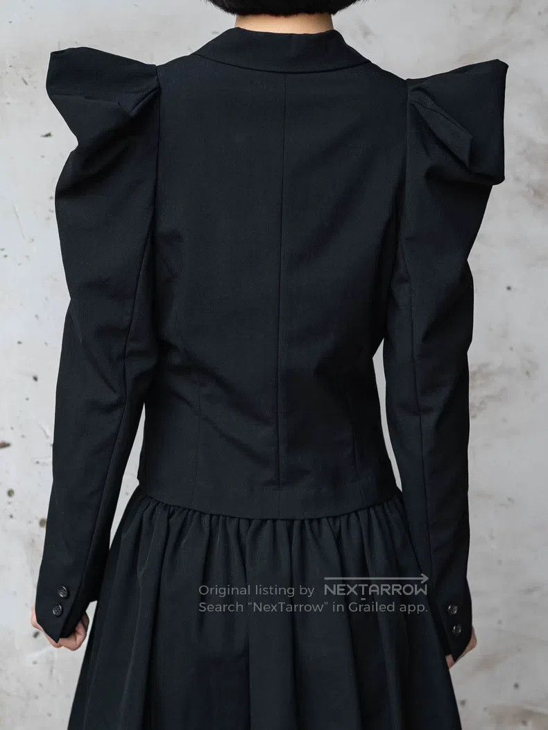 Comme des Garcons Comme Des Garcons Early Black Deformed Blazer Size M / US 6-8 / IT 42-44 - 2 Thumbnail