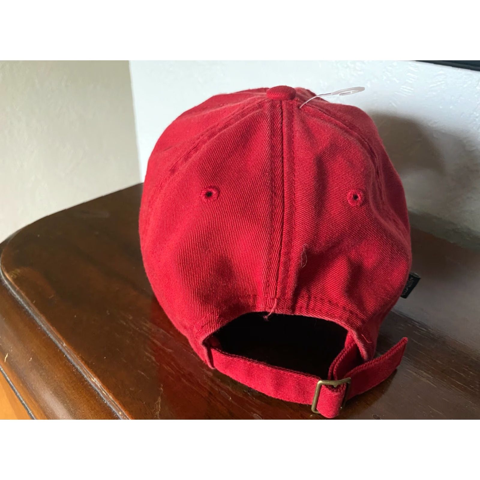 Our Legacy VINTAGE Legacy Ball State Cardinals Strapback Hat Red Adjustable Cap Mens 1990s Baseball Football Basketball Cotton Snapback Size ONE SIZE - 3 Thumbnail