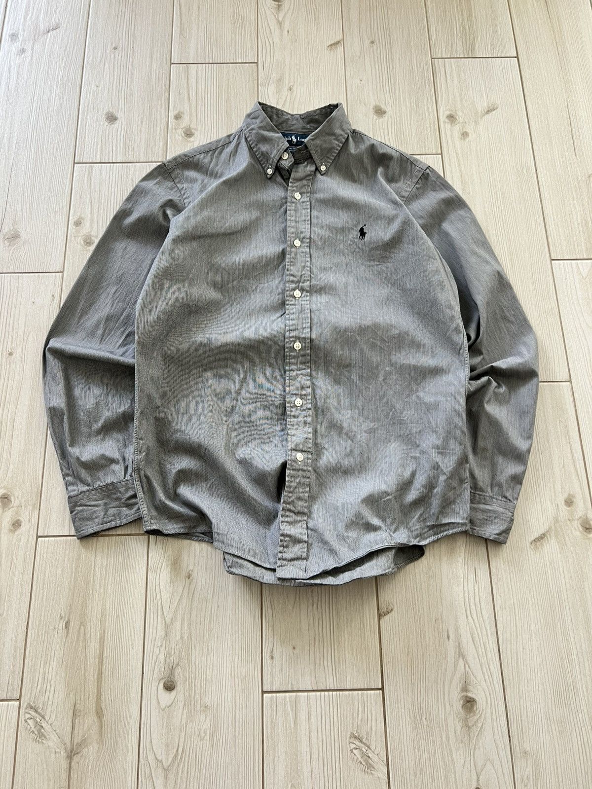 Polo Ralph Lauren Polo Ralph Lauren Shirt Mens Button Gray Size US M / EU 48-50 / 2 - 14 Thumbnail