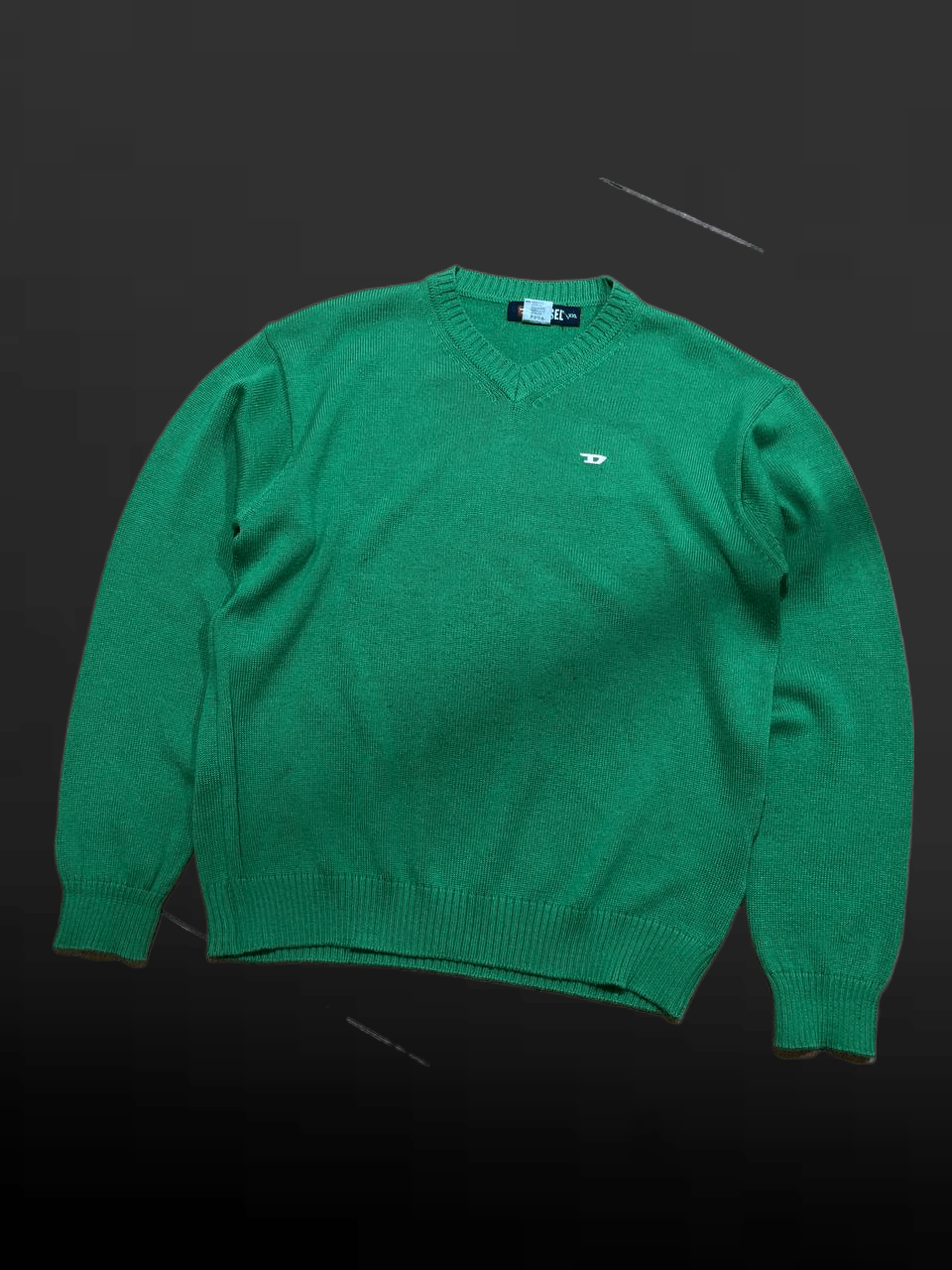 Diesel DIESEL Sweater Cotton Crew Neck Long Sleeve Pullover Jumper Size US XXL / EU 58 / 5 - 1 Thumbnail
