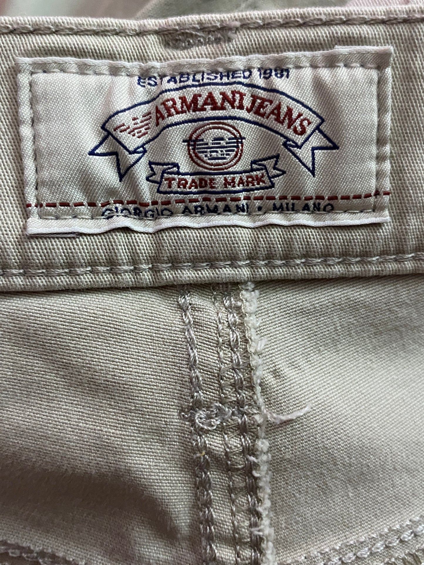 Armani × Vintage Armani Jeans Vintage Men's Jeans - 34 Size US 32 / EU 48 - 6 Thumbnail