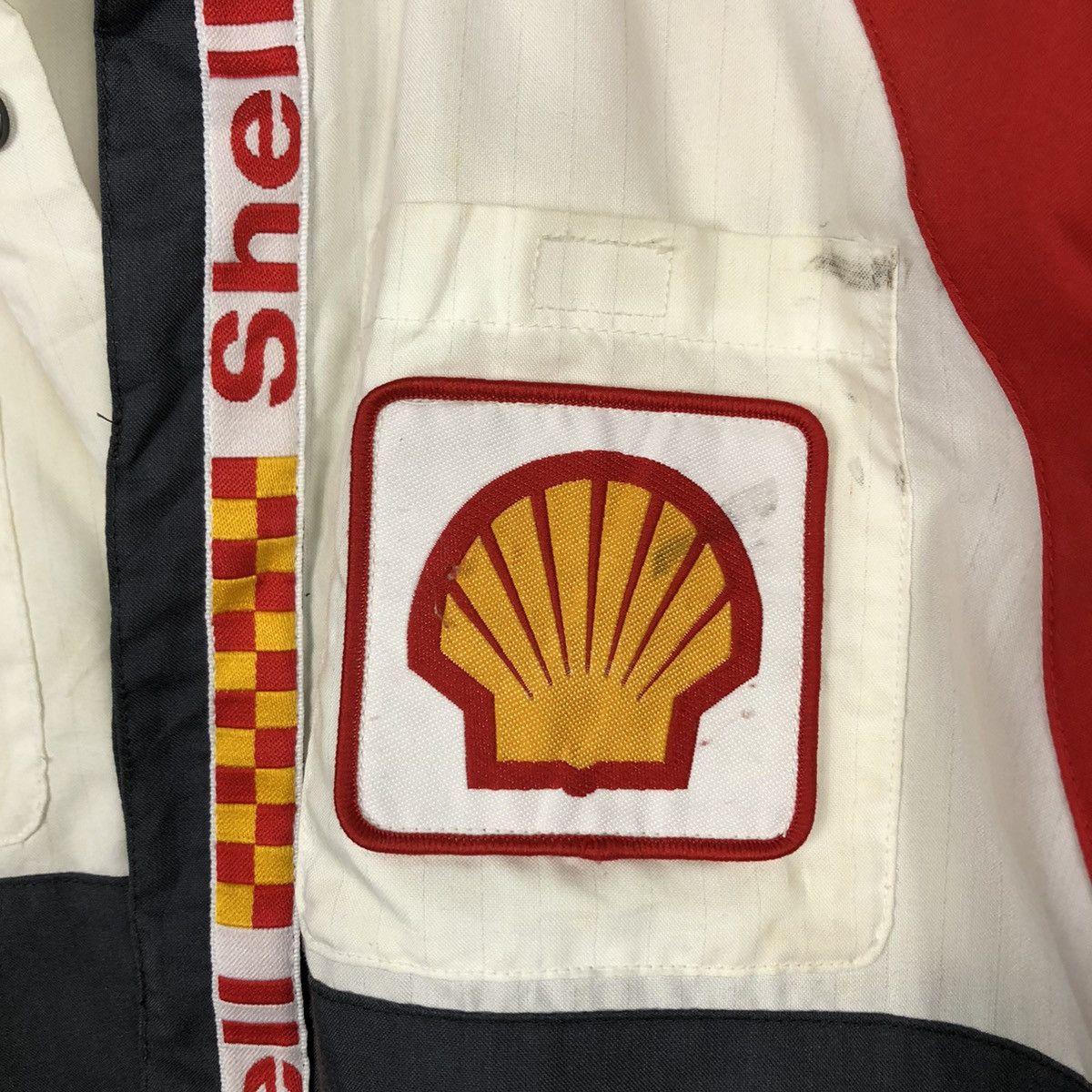 Japanese Brand × Vintage 📌Vintage Worker Shirt Racing Shell Big Logo Rare Style Size US M / EU 48-50 / 2 - 16 Thumbnail