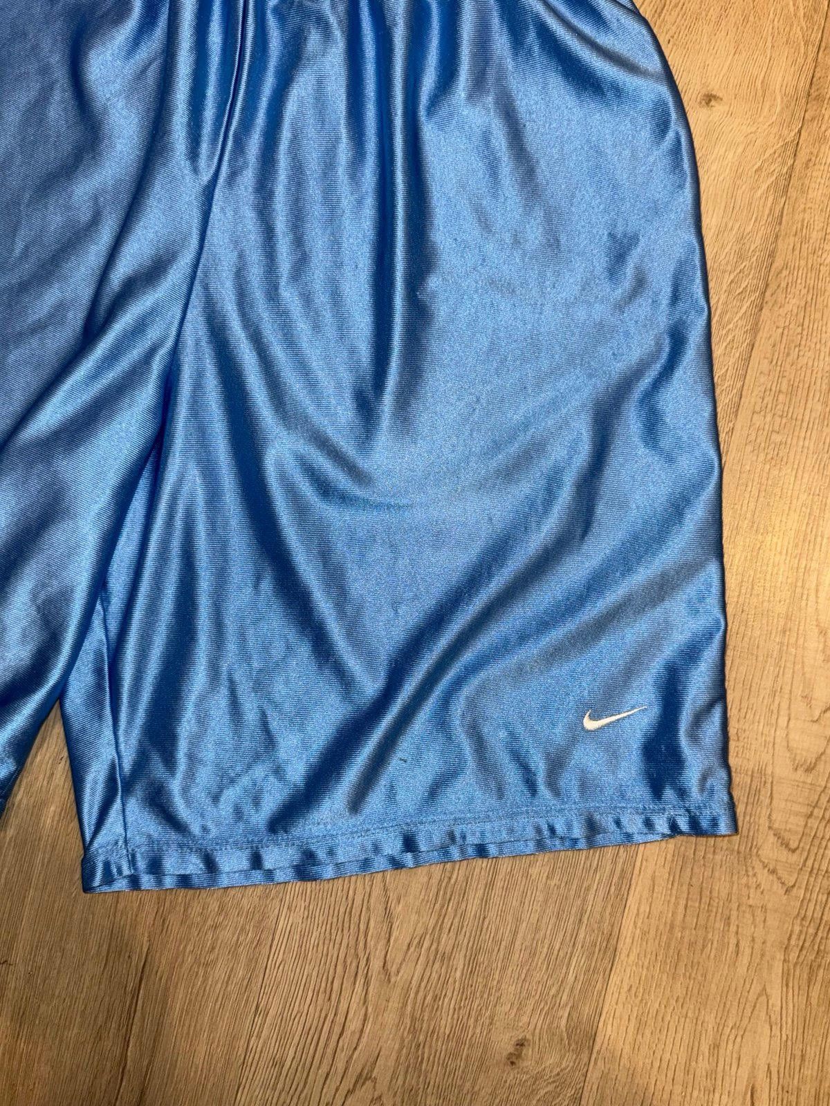 Nike Vintage Y2K Nike Baby Blue Satin Dazzle Shorts Sz XL Grail Size US 36 / EU 52 - 2 Thumbnail