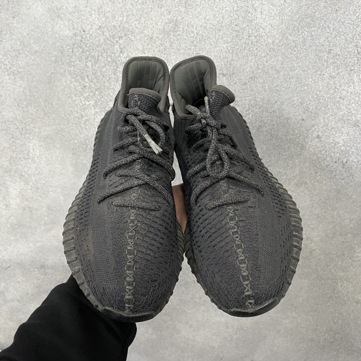 Yeezy Adidas Yeezy 350 V2 Static Black Size US 9.5 / EU 42-43 - 3 Thumbnail