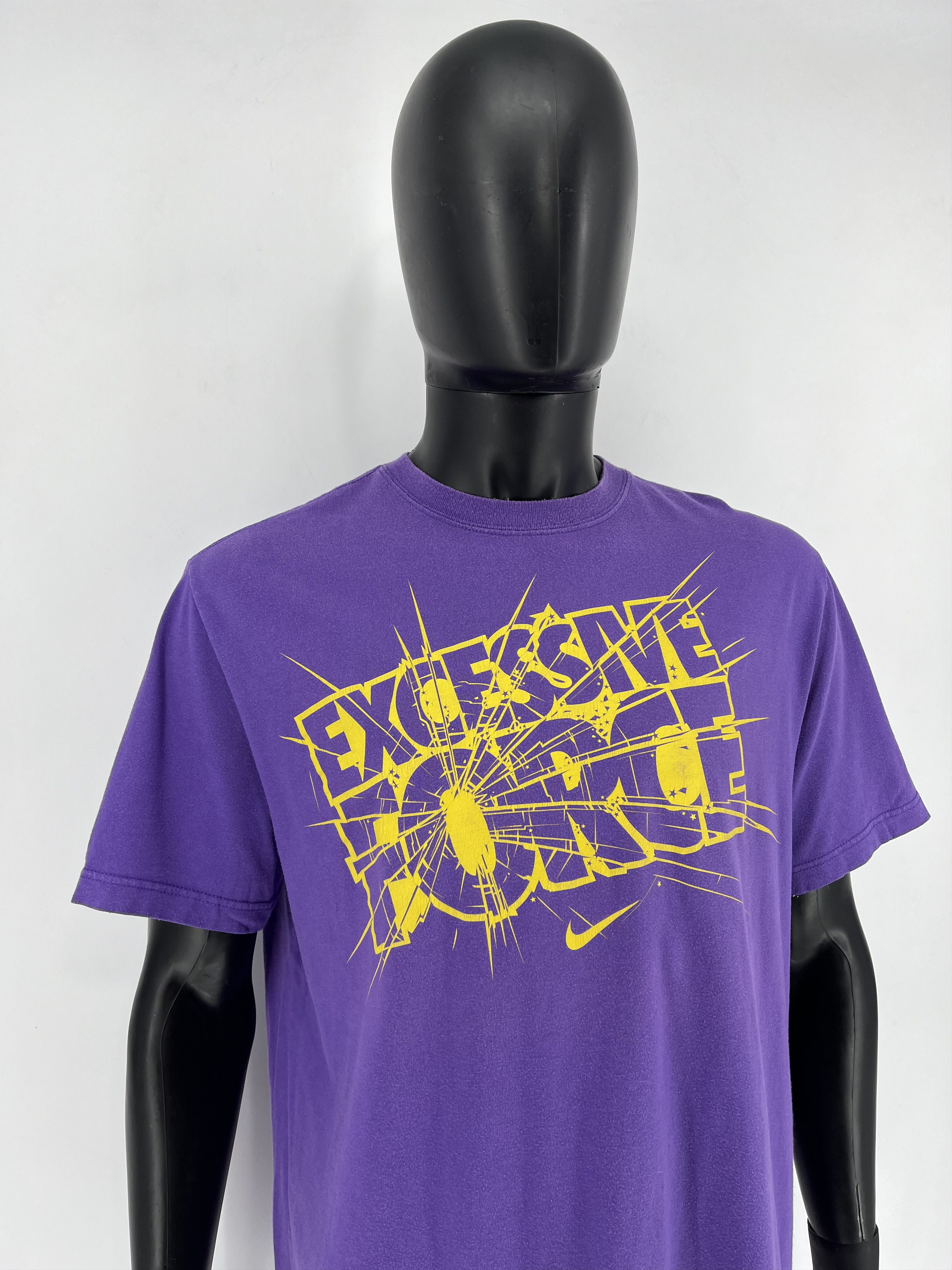 Nike × Vintage Vintage Tshirt Nike Excessive Force Streetwear Style Size US XL / EU 56 / 4 - 3 Thumbnail