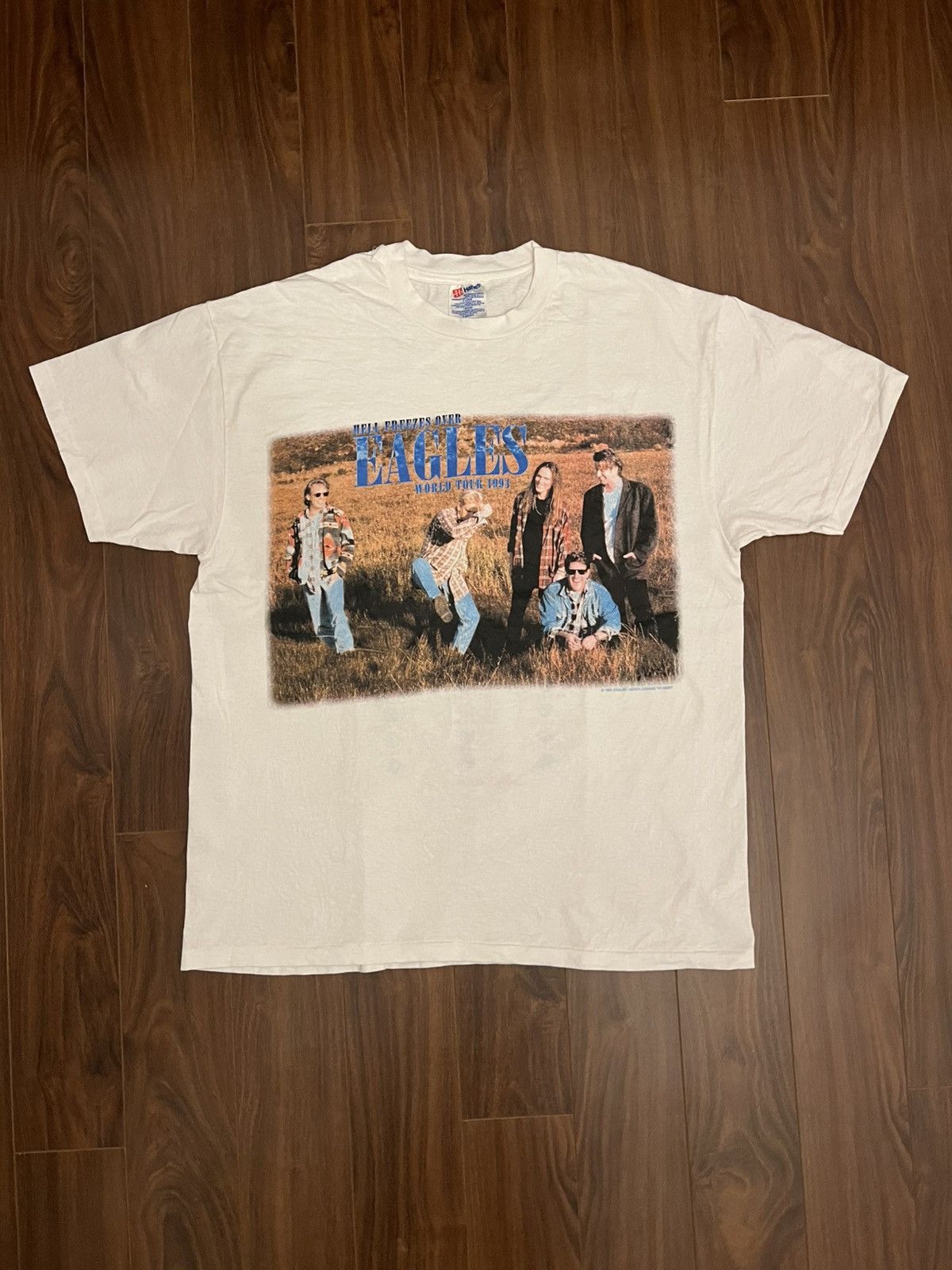 Band Tees Vintage 1994 Eagles Hell Freezes Over Tour Band Tee Size US XL / EU 56 / 4 - 1 Thumbnail