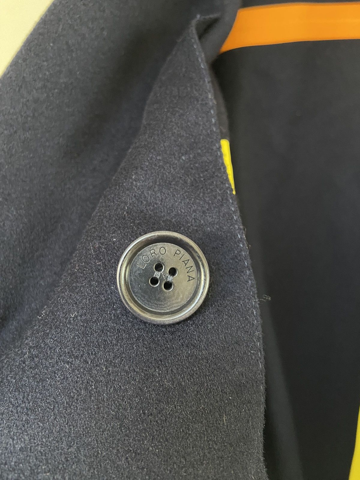 Loro Piana Loro Piana Double Breasted Felt Coat Dark Blue Size M / US 6-8 / IT 42-44 - 9 Thumbnail