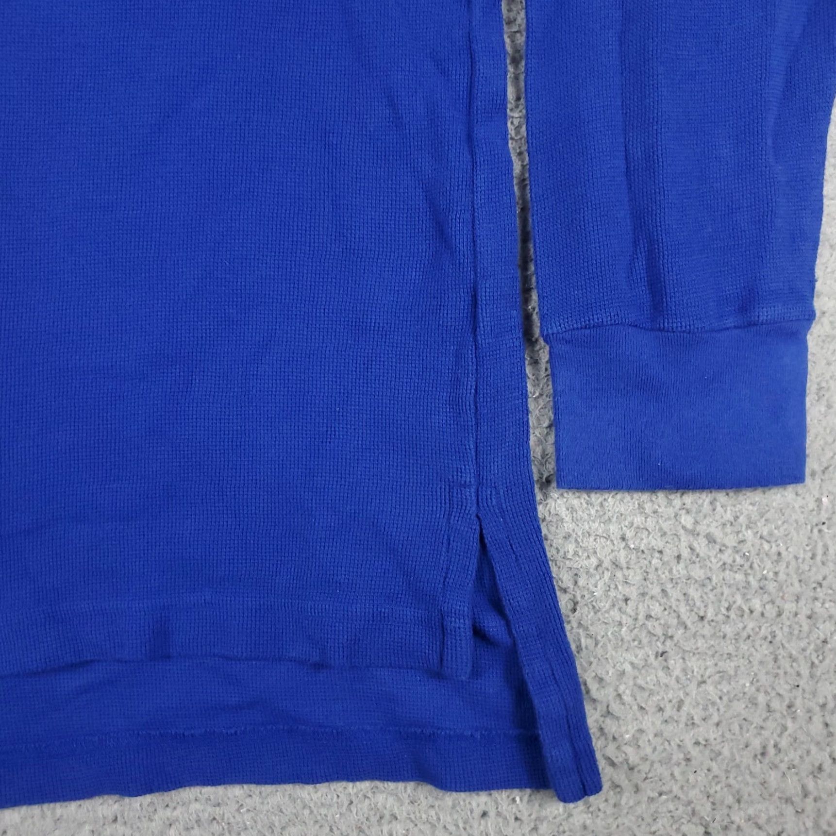 Ralph Lauren VINTAGE Ralph Lauren Polo Shirt Mens 2XL Blue Knit Polo Sport Casual Long Sleeve - Logo, Button, Cotton, Classic American Polo Mens 2XL Blue Size US XXL / EU 58 / 5 - 5 Thumbnail