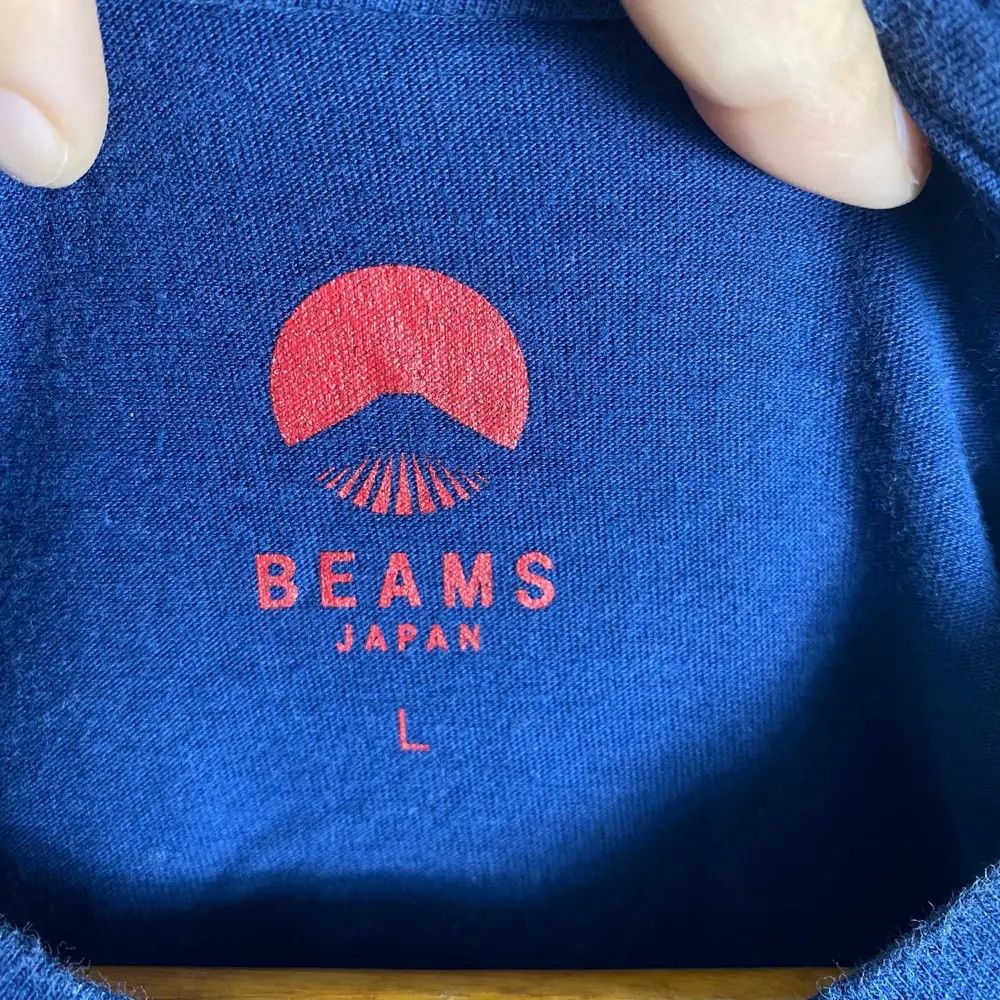 Beams Plus BEAMS JAPAN Mount Fuji Graphic Pure Indigo Tee Shirt Size US M / EU 48-50 / 2 - 5 Thumbnail