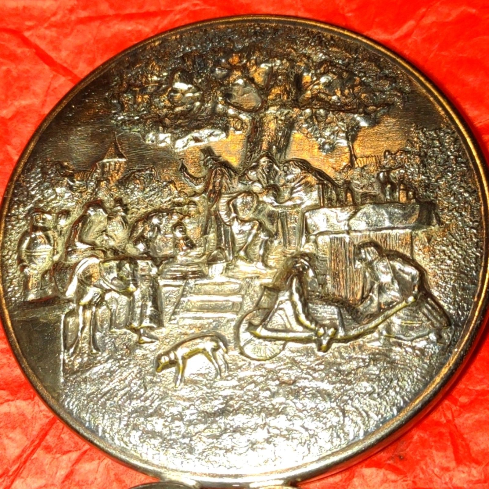 Other 1920s beautiful silver antique mirror detail on the handle Size ONE SIZE - 2 Thumbnail