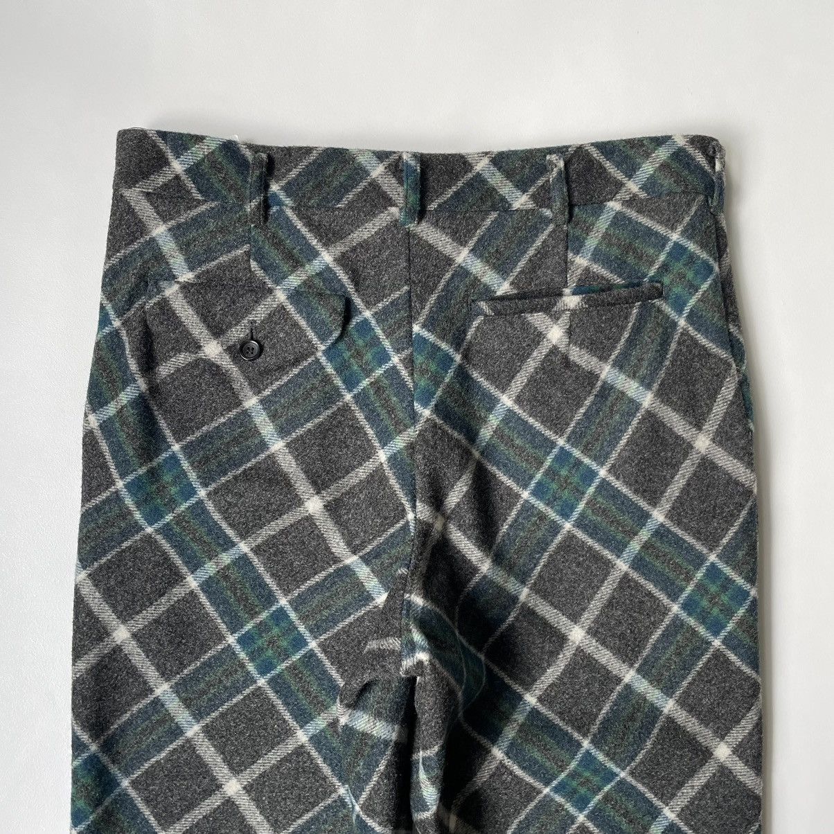 Comme des Garcons Homme Plus A/W 06 Plaid Check Wool Trousers Size US 32 / EU 48 - 12 Thumbnail