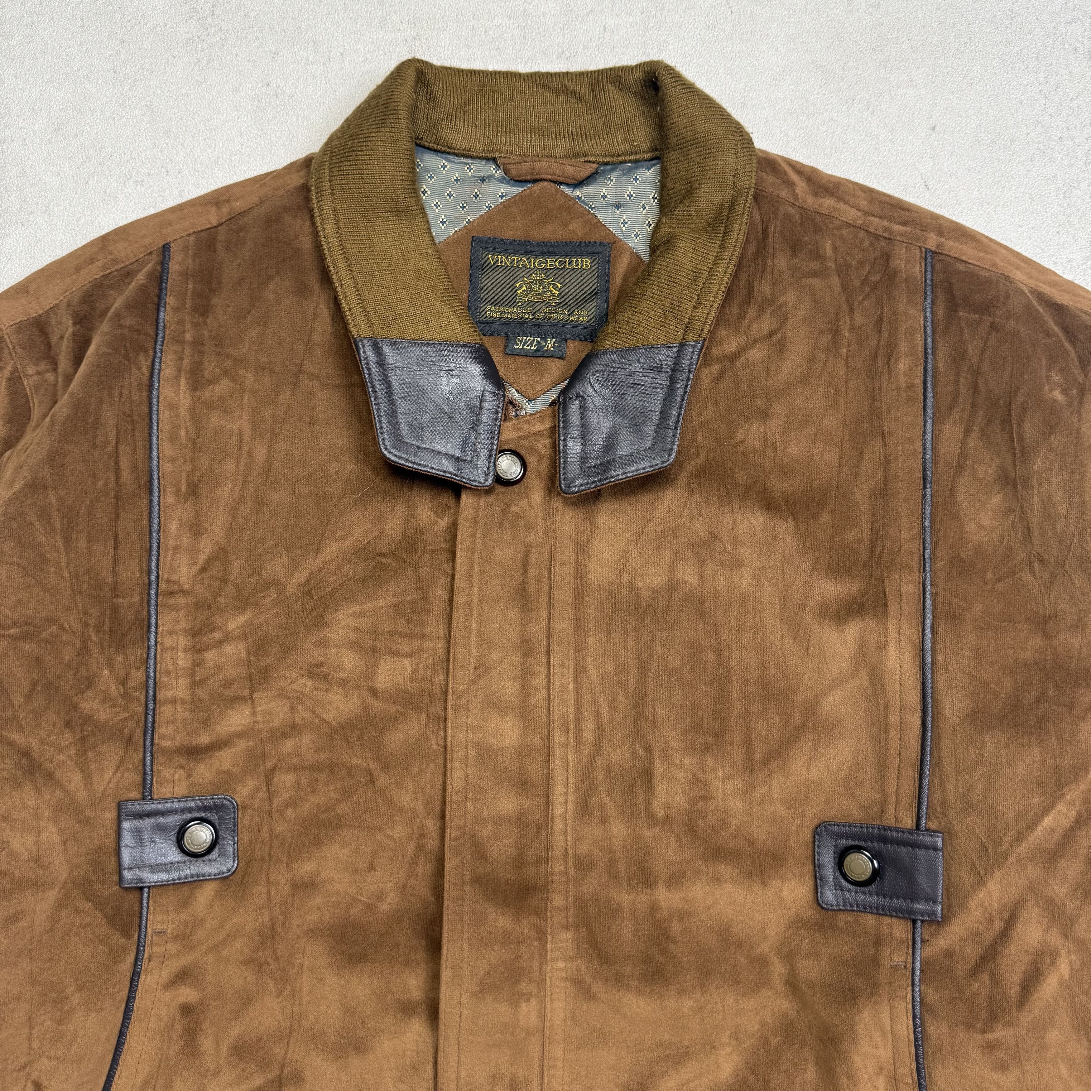 Vintage Vintage Club Suede Jacket Size US M / EU 48-50 / 2 - 3 Thumbnail