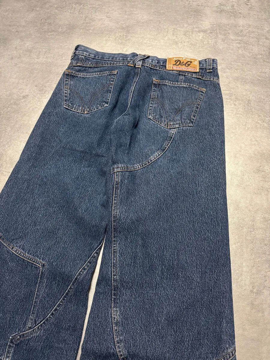 Dolce & Gabbana AW2003 Dolce & Gabbana Flared Trompe Loeil Jeans Size 26" / US 2 / IT 38 - 9 Thumbnail