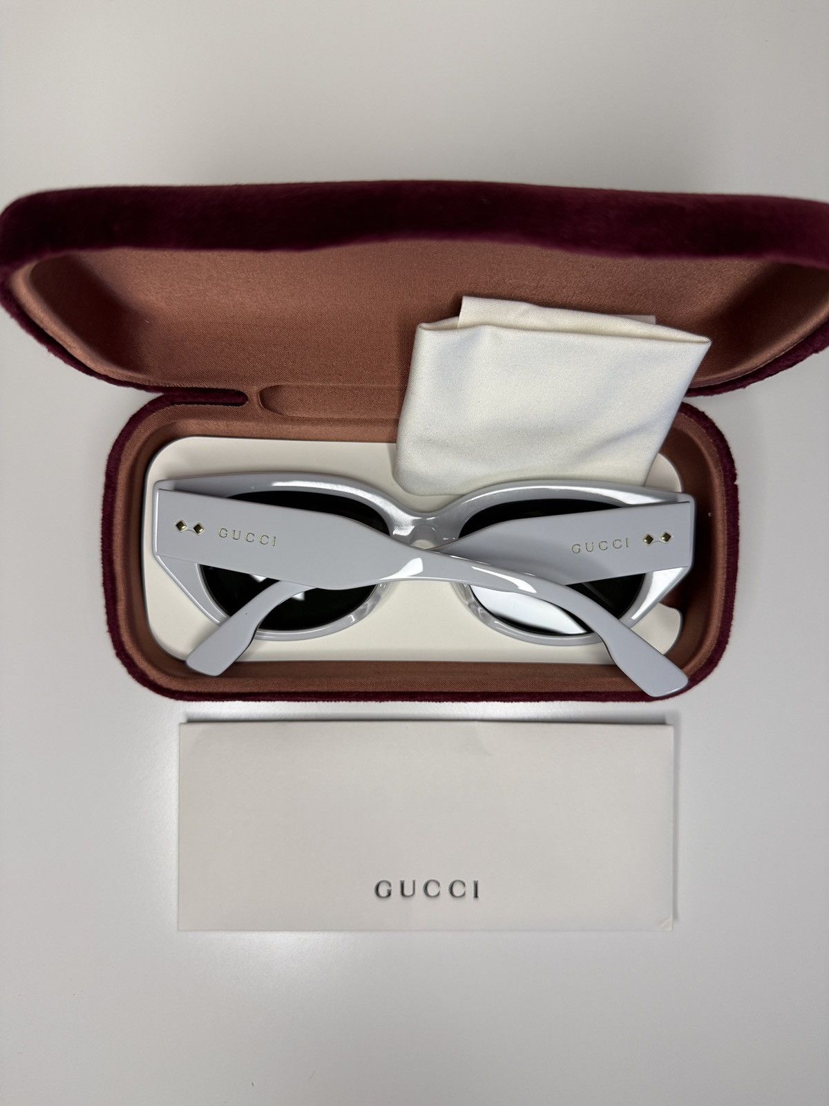 Gucci Gucci Cat Eye Sunglasses Size ONE SIZE - 7 Thumbnail