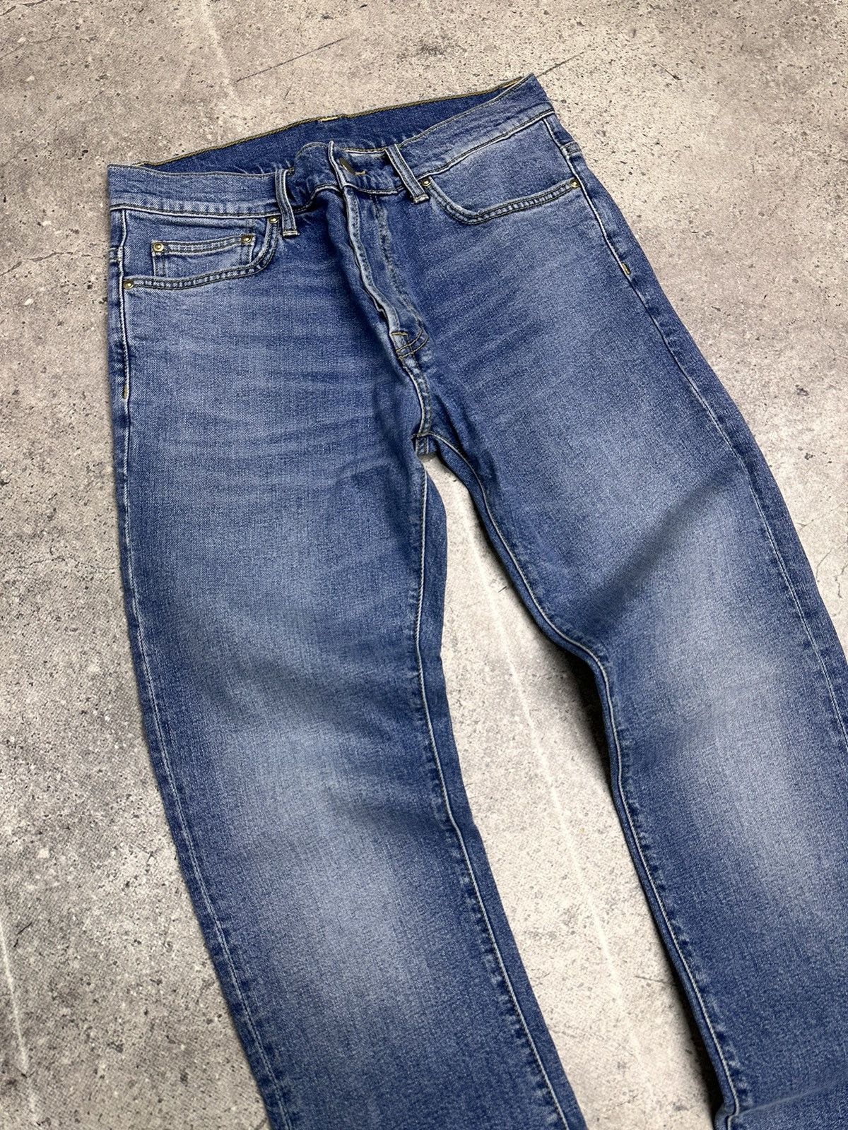 Carhartt Carhartt Blue Slim Denim Pants Excellent Condition Size 30 Size US 30 / EU 46 - 4 Thumbnail