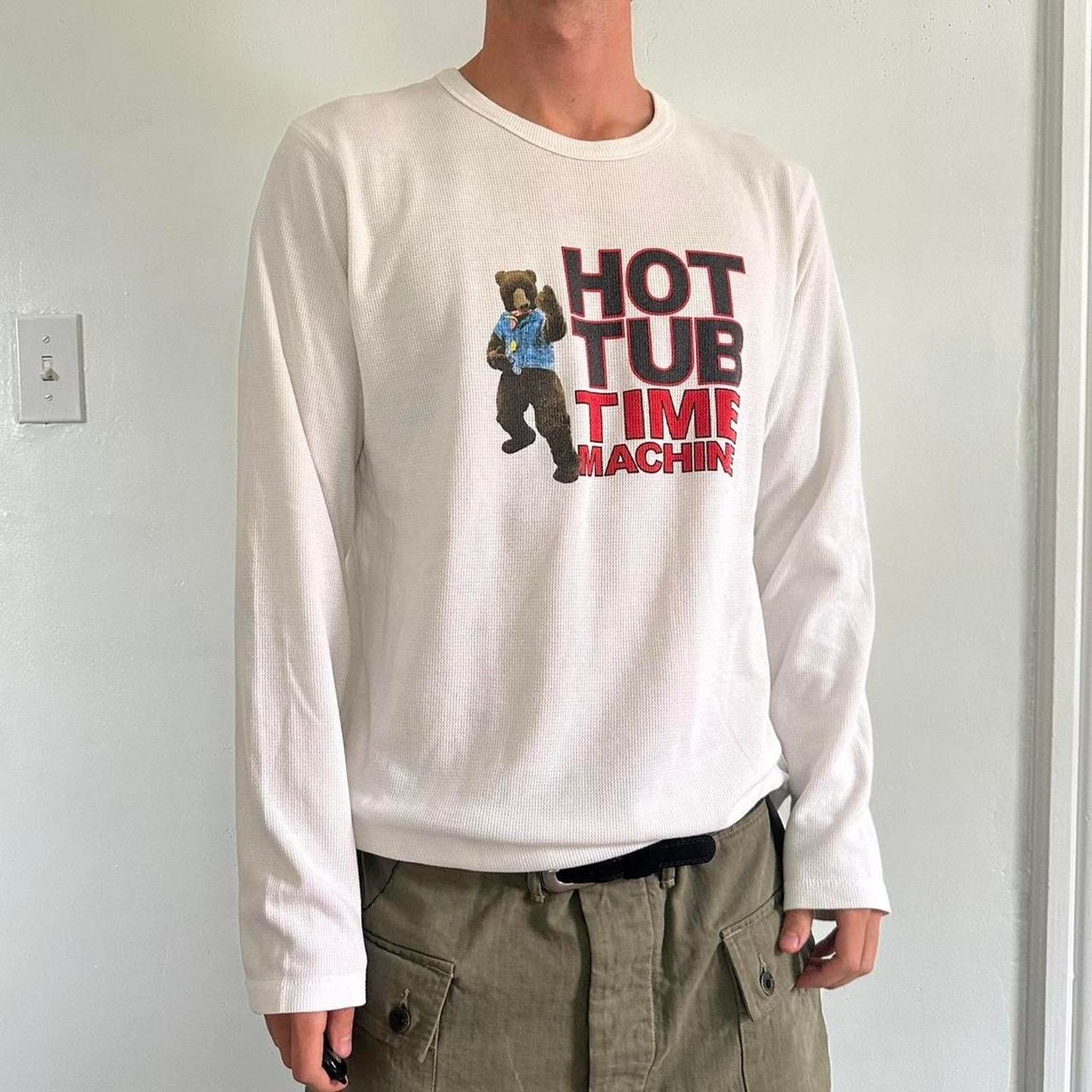 Vintage Vintage Hot Tub Time Machine Movie Promo Thermal Longsleeve Size US XL / EU 56 / 4 - 7 Thumbnail