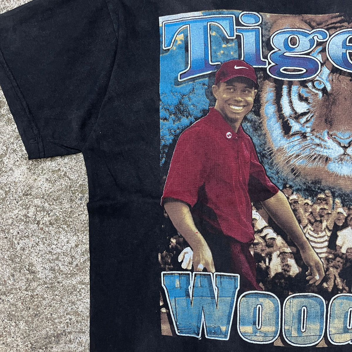 Vintage Rap tee tiger woods Size US XL / EU 56 / 4 - 3 Thumbnail