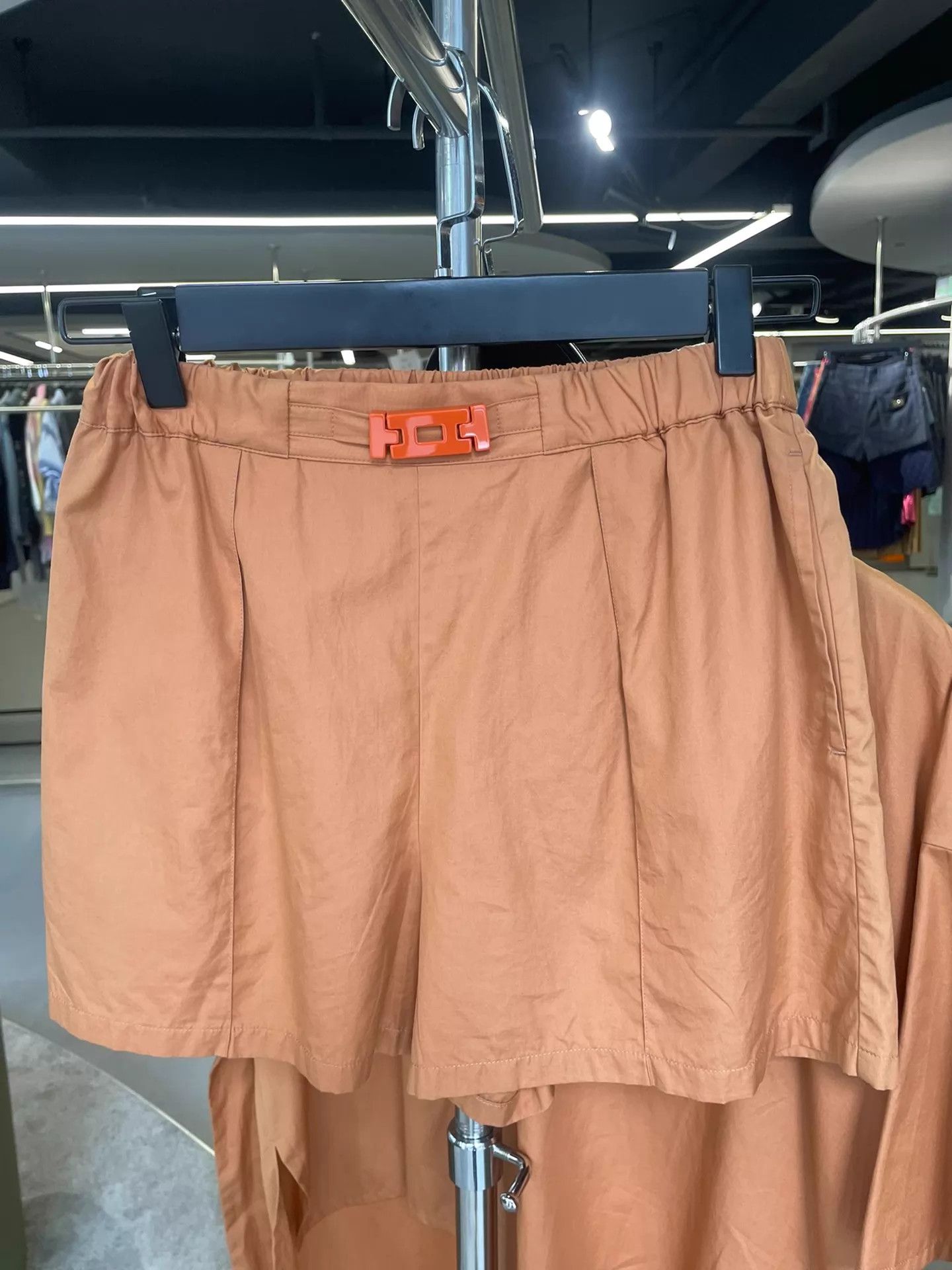 Hermes Hermes Caramel Short Sleeve Shirt & Short Set Size XS / US 0-2 / IT 36-38 - 5 Thumbnail