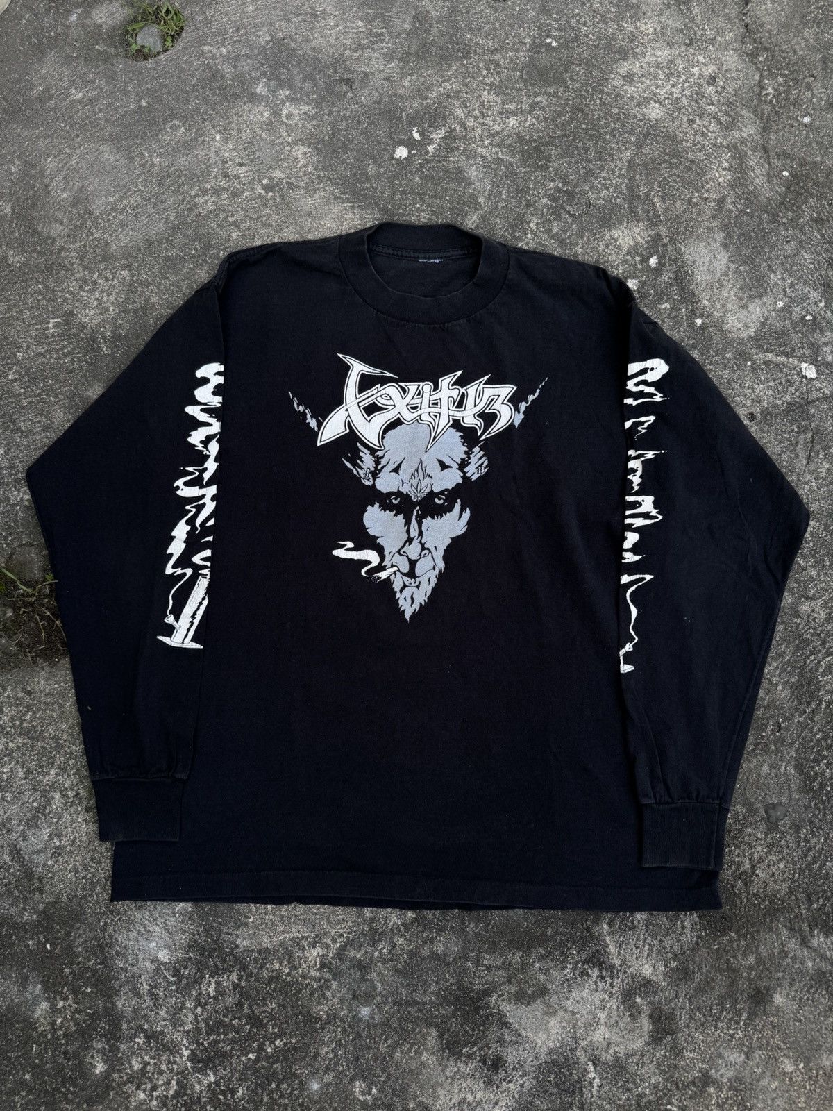 Band Tees × Vintage Vintage Exit13 Just a few more hits longsleeve Size US XL / EU 56 / 4 - 1 Thumbnail