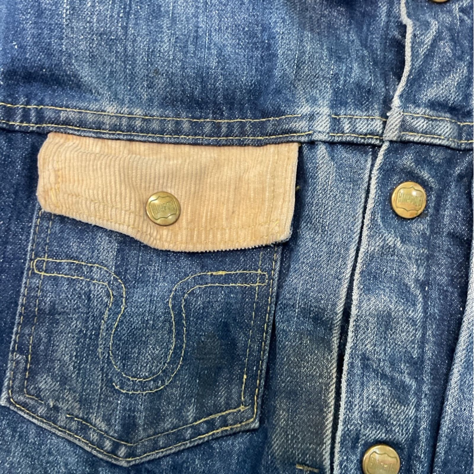 Vintage Vintage Big Smith Buckaroo Denim Quilted Lined Jacket Size US L / EU 52-54 / 3 - 5 Thumbnail