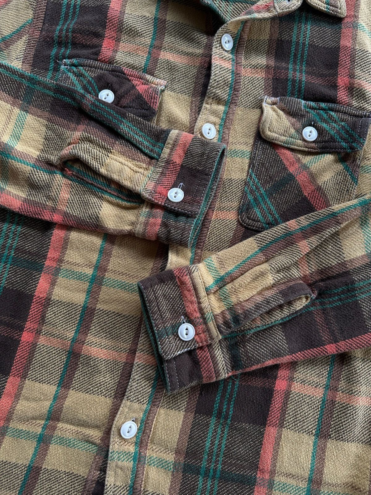 Japanese Brand Houston Co Union Made Flannel Shirt Size US M / EU 48-50 / 2 - 5 Thumbnail