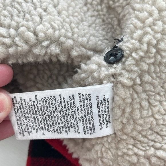 Polo Ralph Lauren Polo by Ralph Lauren Fleece Lined Plaid Wool Sherpa Overshir Size US L / EU 52-54 / 3 - 11 Thumbnail