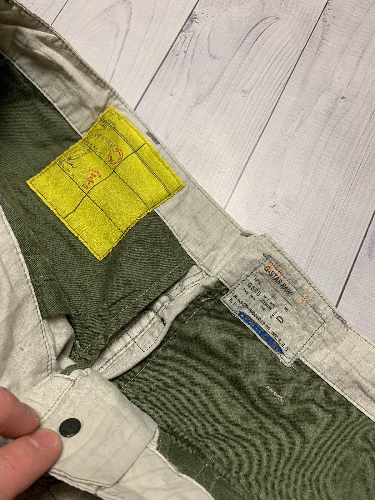 G-Star × Vintage Cargo vintage G Star Raw pants multi pocket size 34 banana Size US 34 / EU 50 - 7 Thumbnail
