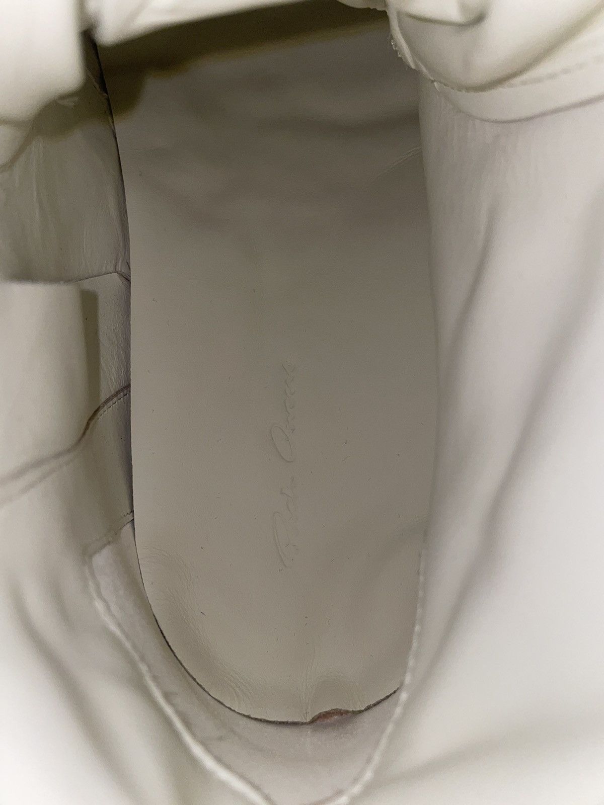 Rick Owens Rick Owens Milk Geobasket - Size 44 Size US 11 / EU 44 - 11 Thumbnail