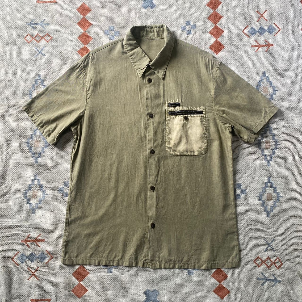 Japanese Brand × Y's for Men × Yohji Yamamoto Yohji Yamamoto AAR Rare Design Shirt Size US M / EU 48-50 / 2 - 1 Thumbnail