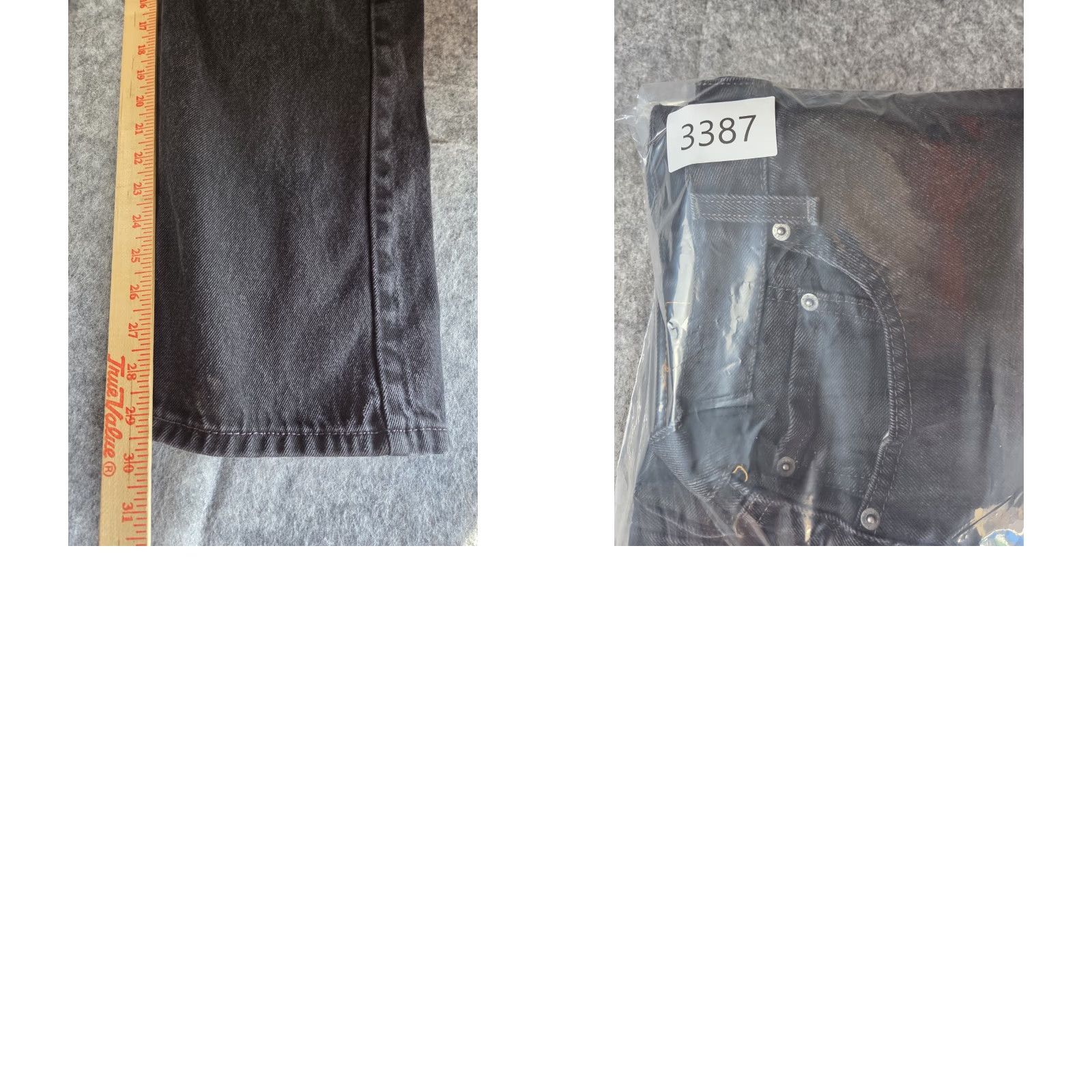 Vintage Levi Strauss 505 Jeans Straight Regular Fit Men's 36x30 Black Denim Pants Straight Leg Regular Waist 36in Jeans Mens Size US 36 / EU 52 - 8 Thumbnail