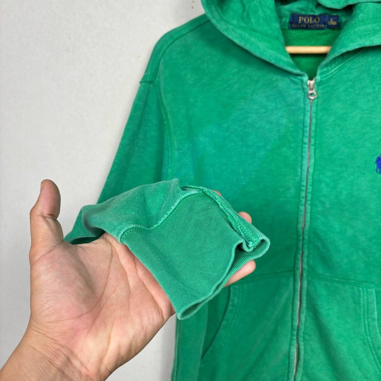 Polo Ralph Lauren Polo Ralph Lauren Small Pony Green Full-zip Hoodie Size US S / EU 44-46 / 1 - 5 Thumbnail