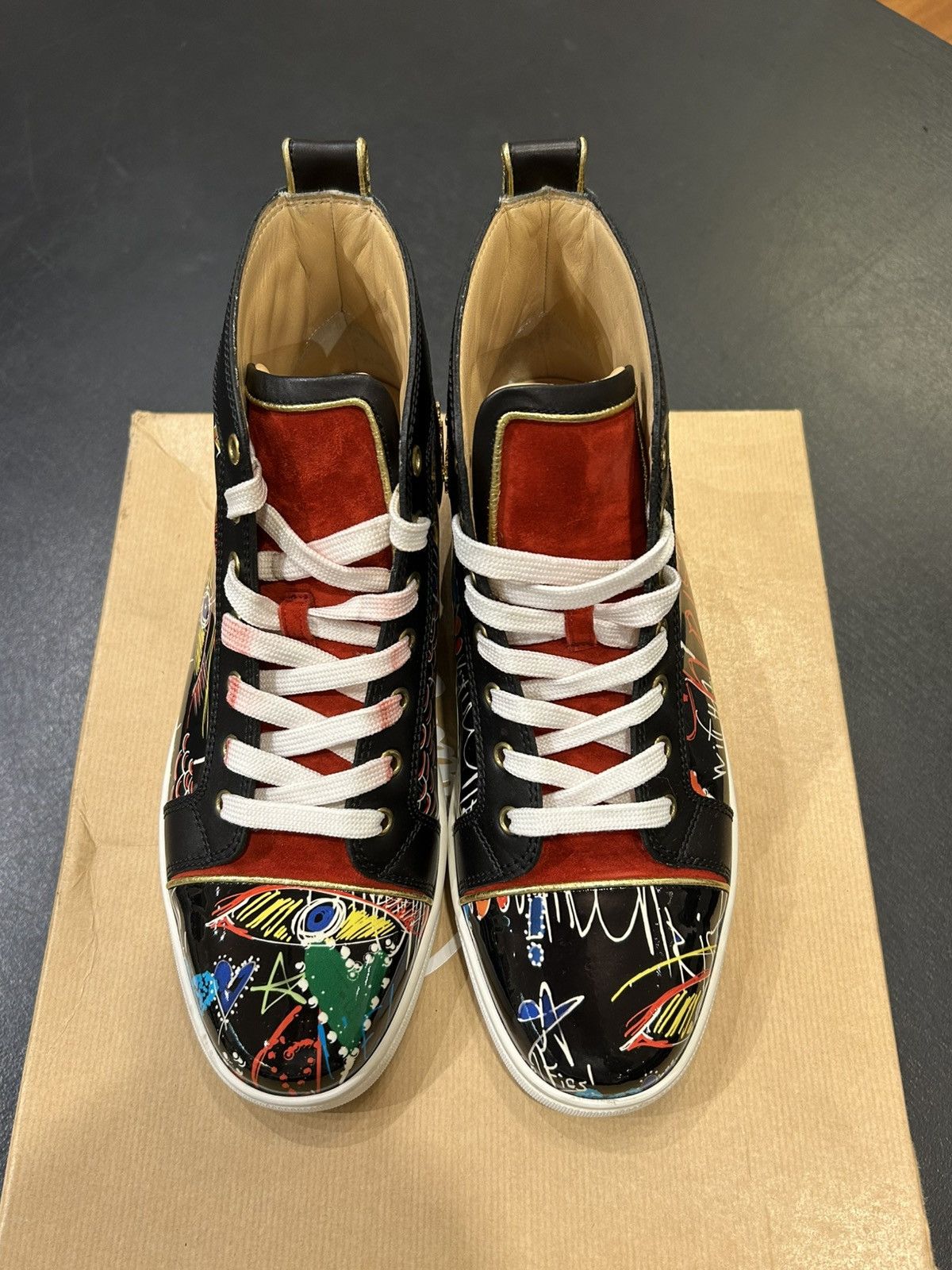 Christian Louboutin Christian Louboutin High Top Sneakers Size US 7.5 / EU 40-41 - 4 Thumbnail