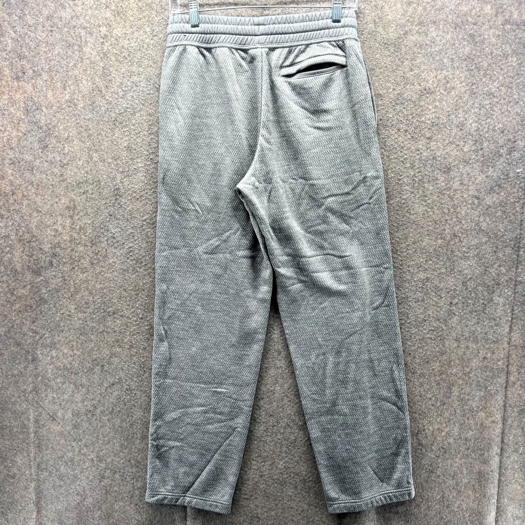 Reebok Reebok Sweatpants Mens Small Gray Fleece Elastic Waist Cotton Drawstring Knit Size US 29 - 2 Thumbnail