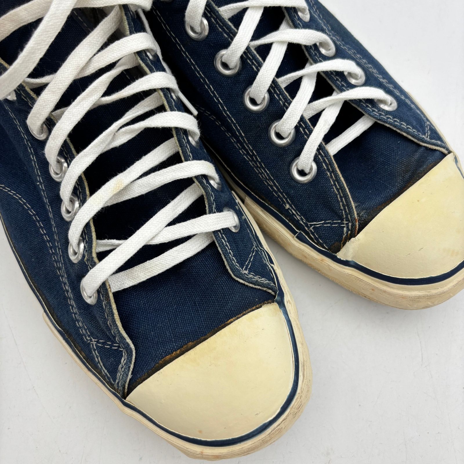 Converse Vintage 50s Converse Chuck Taylor Star Low Blue Shoes 12 Size US 12 / EU 45 - 14 Thumbnail