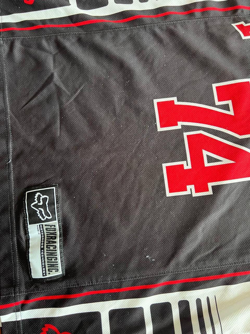 Fox Racing FOX RACING VINTAGE MOTO BLACK JERSEY #74 SIZE S MENS Size US S / EU 44-46 / 1 - 16 Thumbnail