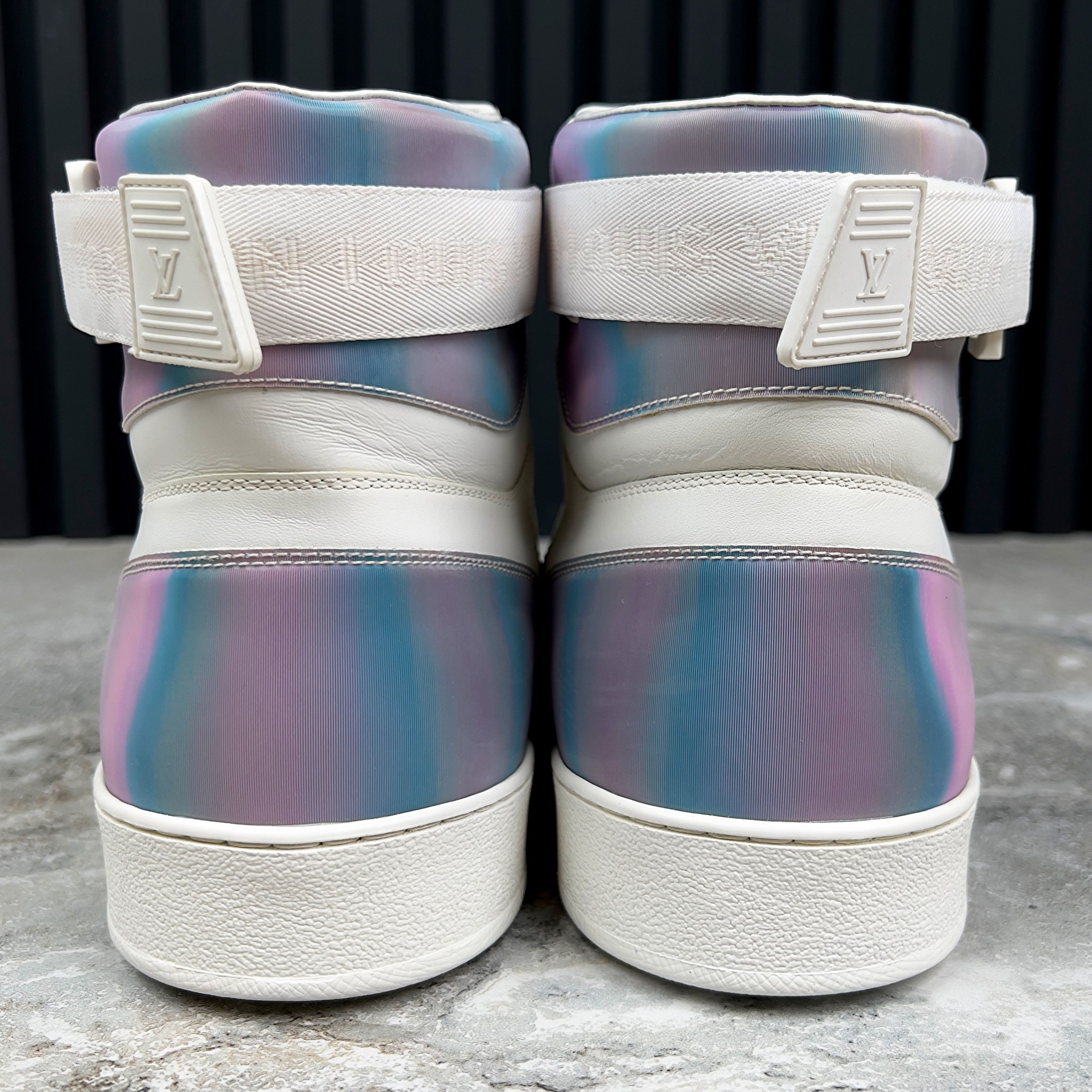 Louis Vuitton Louis Vuitton Rivoli Monogram High Sneaker Leather Size US 14 / EU 47 - 10 Thumbnail
