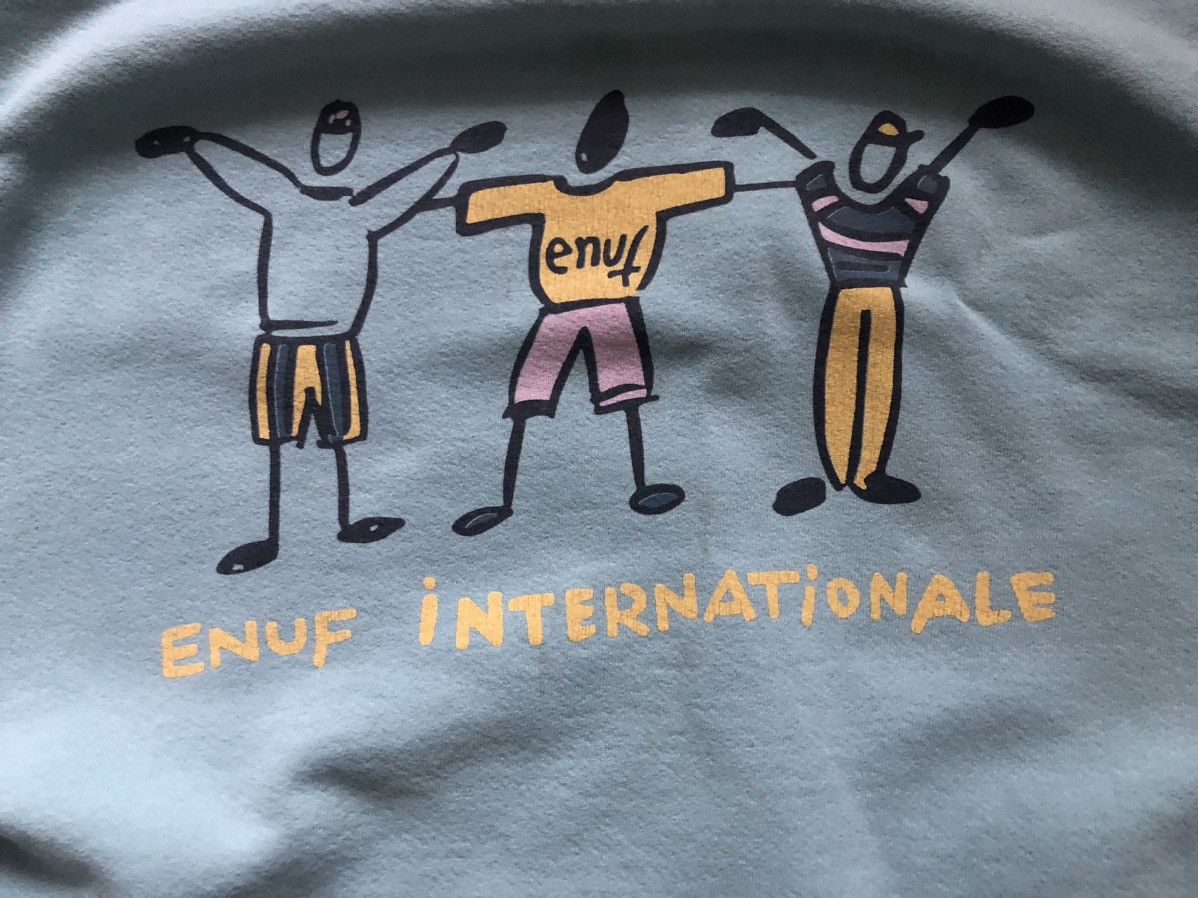 Vintage Enuf E.N.U.F. Sweatshirt Size US M / EU 48-50 / 2 - 2 Thumbnail
