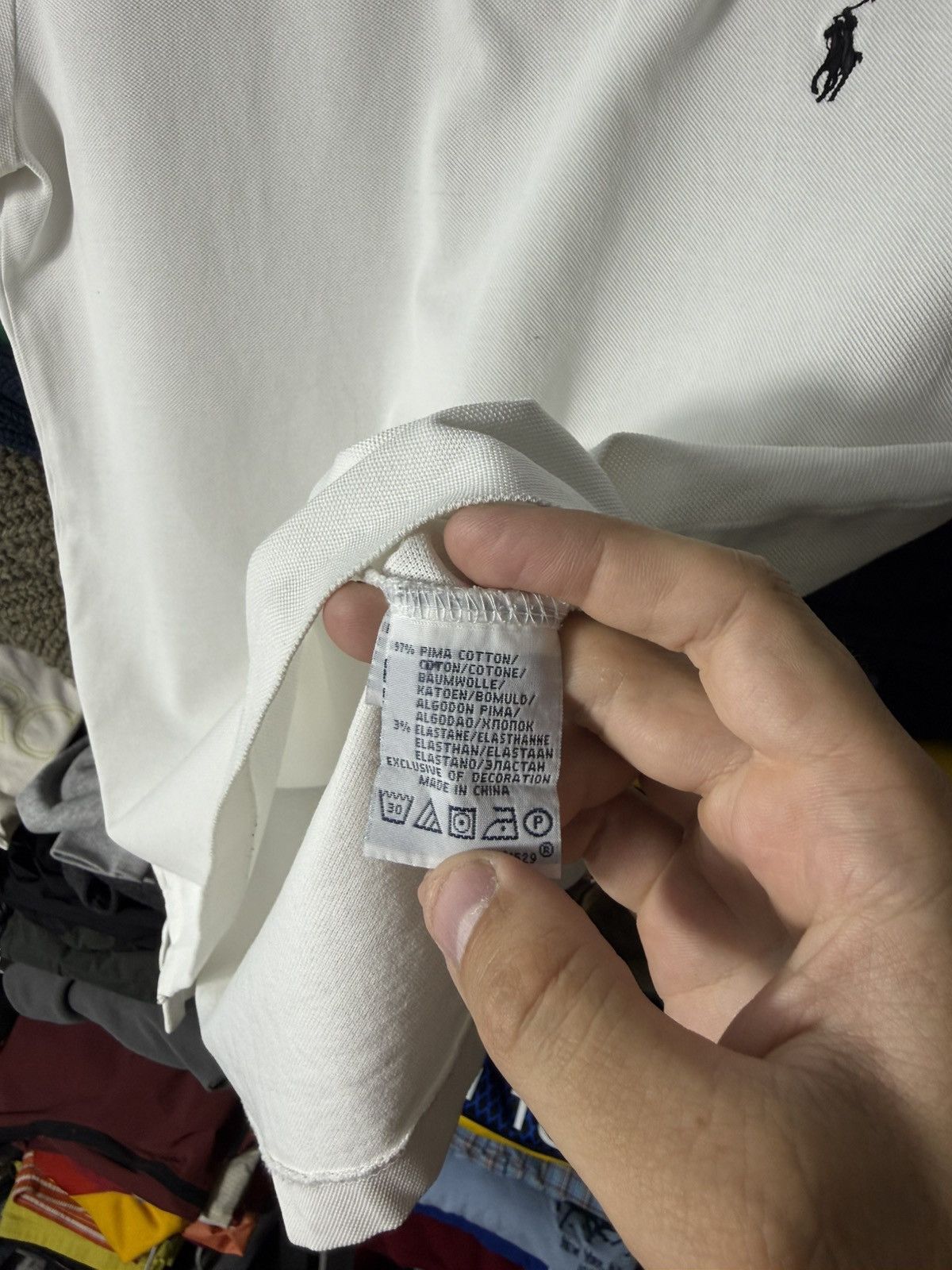 Polo Ralph Lauren Polo Ralph Lauren White Polo Shirt Vintage Pima Cotton M Size US M / EU 48-50 / 2 - 8 Thumbnail