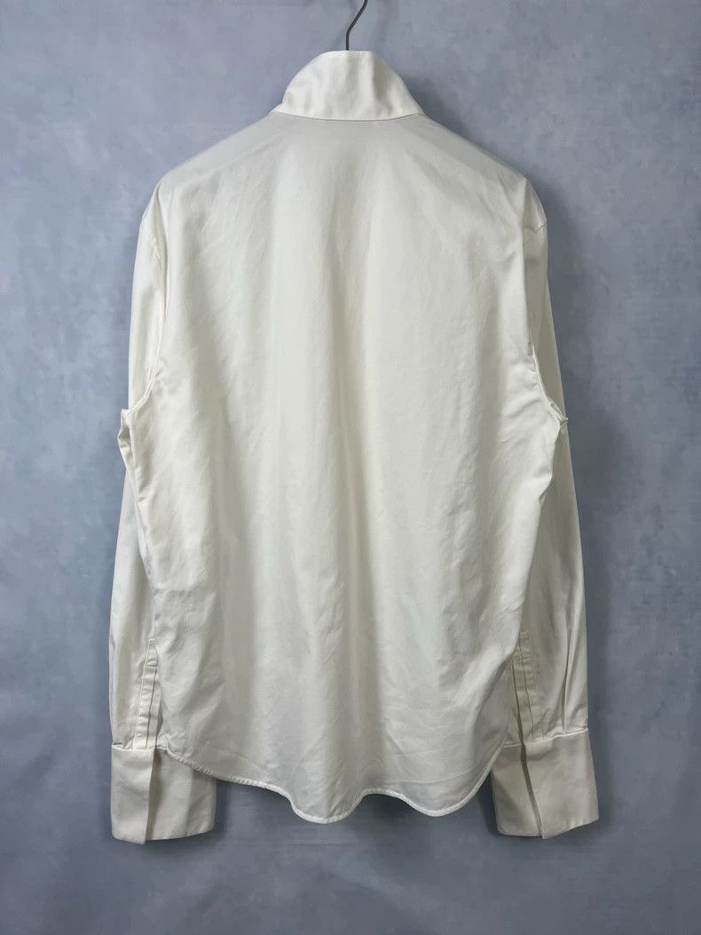 Saint Laurent Paris saint laurent paris size 39 24ss White Organ Shirt 2503-Nex Size US M / EU 48-50 / 2 - 2 Thumbnail