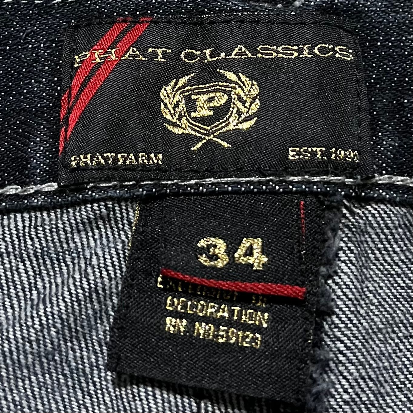 Phat Farm Phat Farm Y2K Baggy Skater Acid Washed Embroidered Jorts 36W Size US 36 / EU 52 - 4 Thumbnail