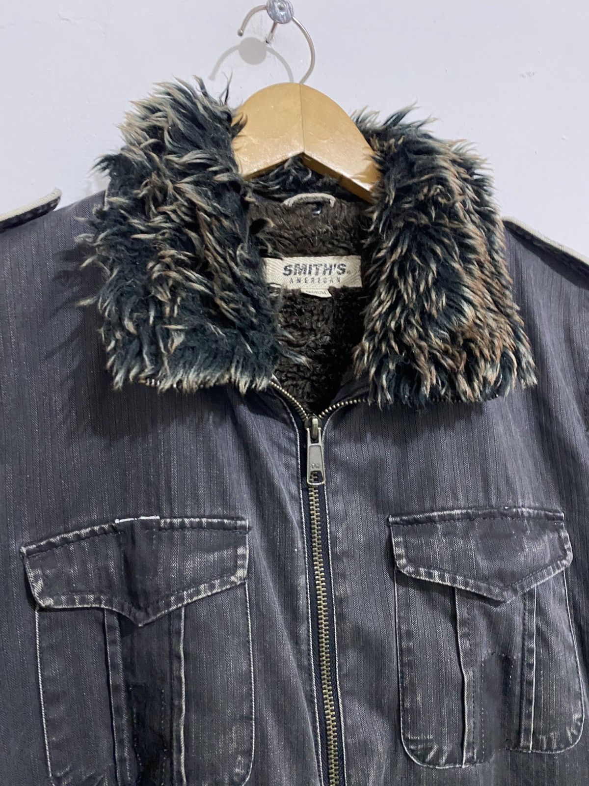 If Six Was Nine 💸BINDINGOFFER💸Smithsamericana FurJacket Styled Kmrii Ifsix Size US M / EU 48-50 / 2 - 2 Thumbnail