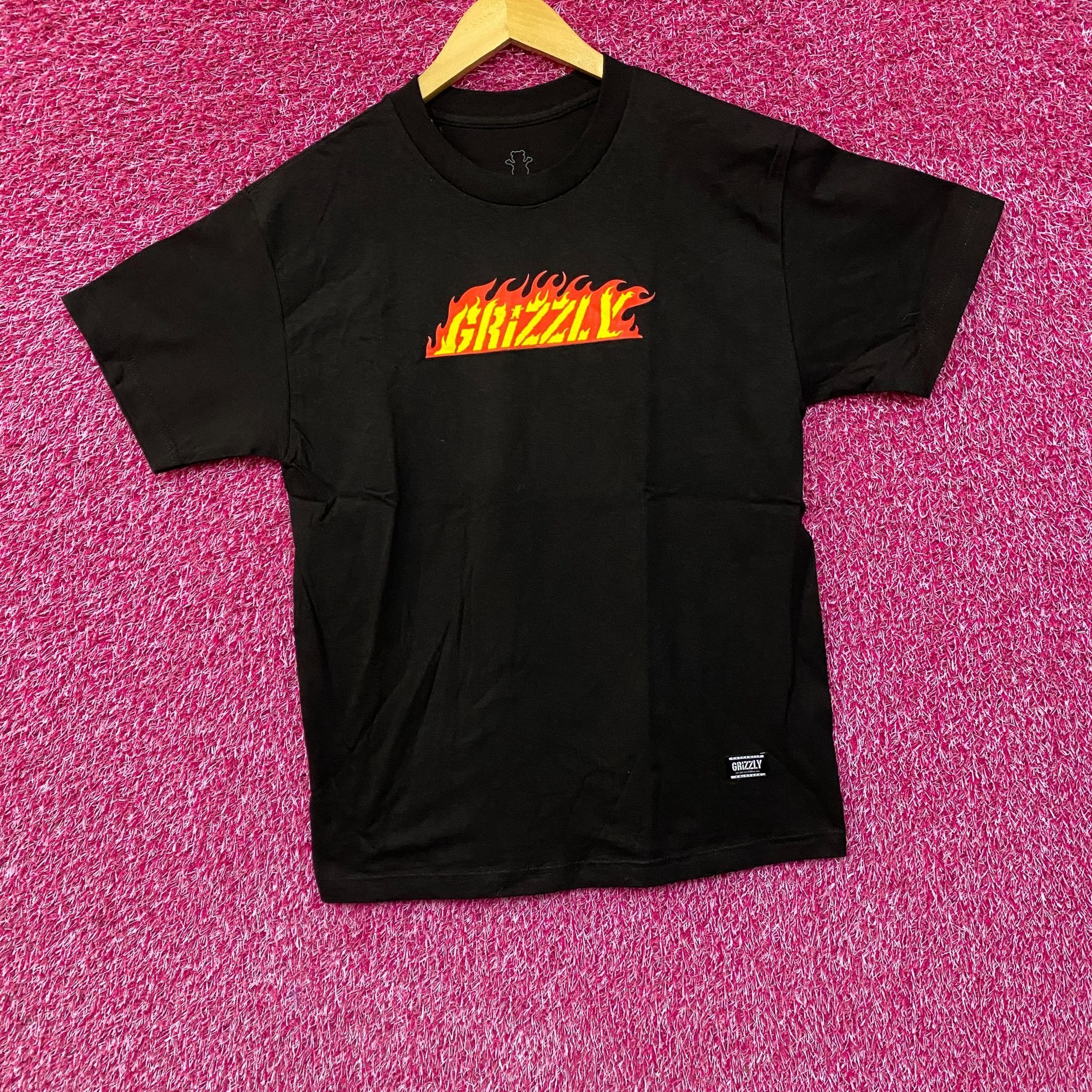 Grizzly Griptape Grizzly Griptape Hot Rod Flames T-Shirt Medium Size US M / EU 48-50 / 2 - 3 Thumbnail