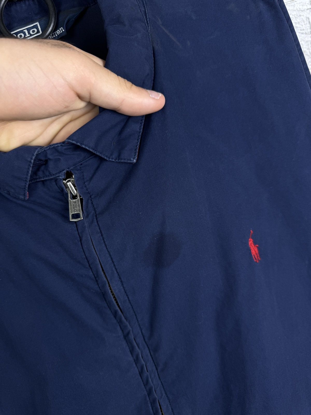 Polo Ralph Lauren Mens Vintage Polo Ralph Lauren jacket navy bomber Size US XL / EU 56 / 4 - 6 Thumbnail