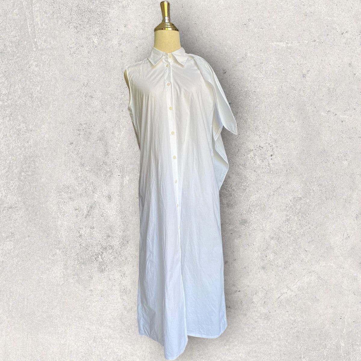 Maison Margiela MM6 Midi Dress With Tie Cape Size M / US 6-8 / IT 42-44 - 3 Thumbnail