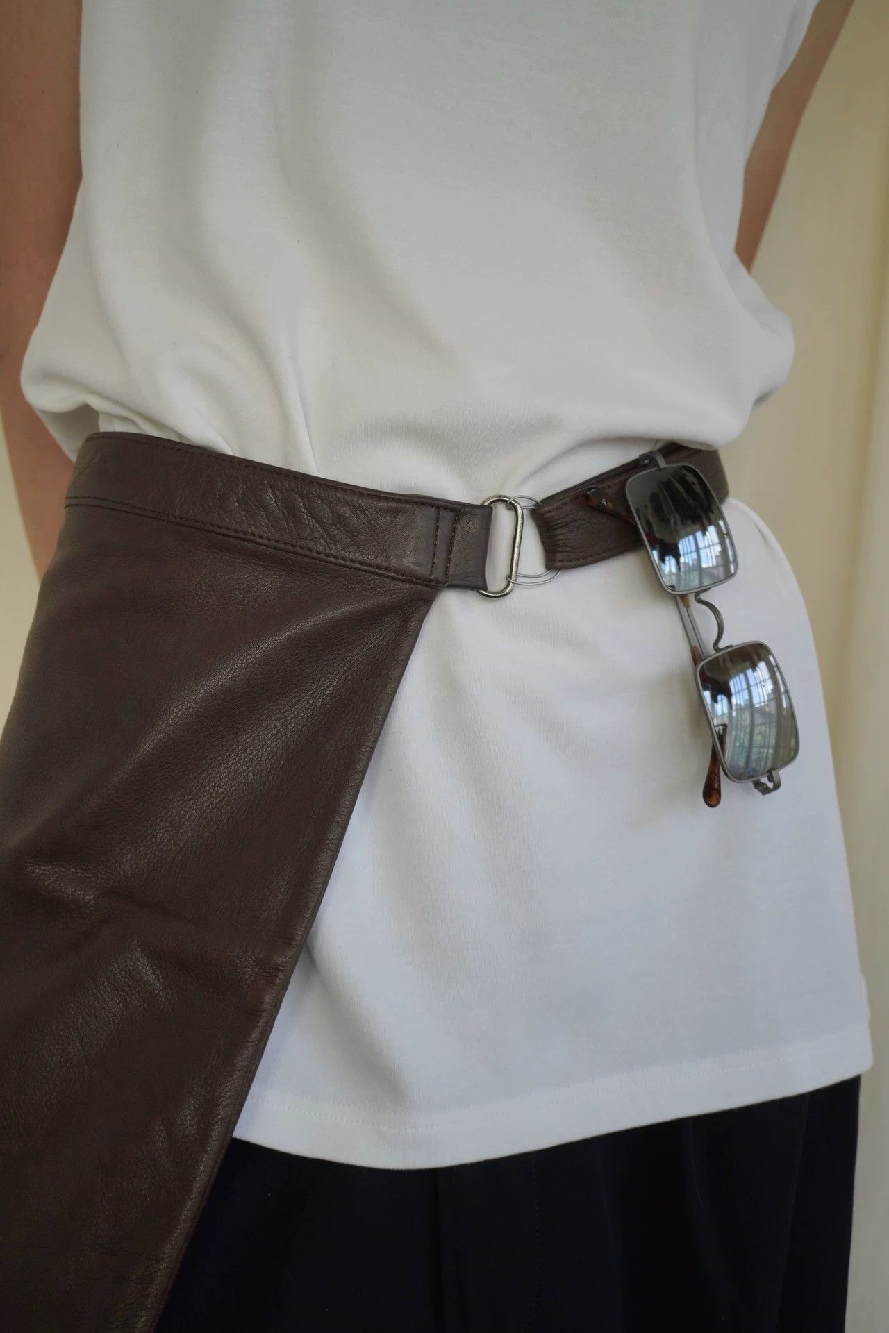 Issey Miyake Issey Miyake 1980s Rare Gray-Brown Waist Bag 9/10 Size ONE SIZE - 6 Thumbnail