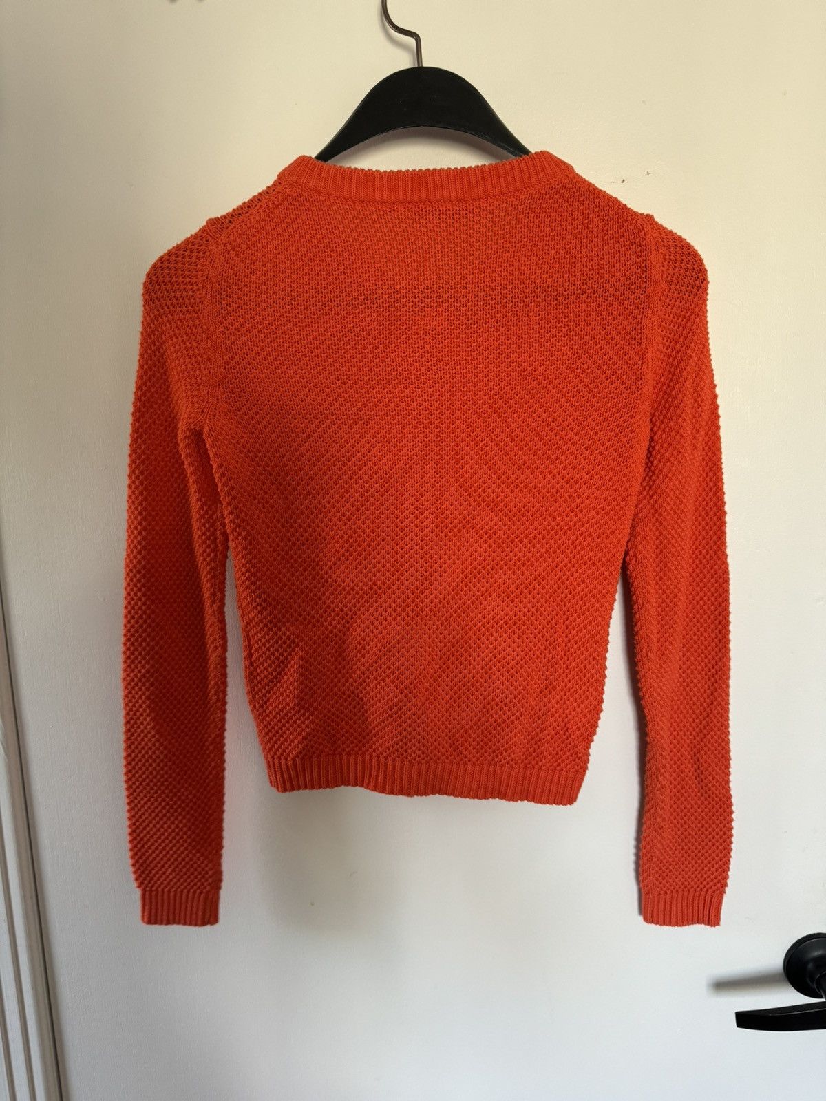 Hugo Boss Hugo Hugo Boss XS orange knit button cardigan sweater Size XS / US 0-2 / IT 36-38 - 4 Thumbnail