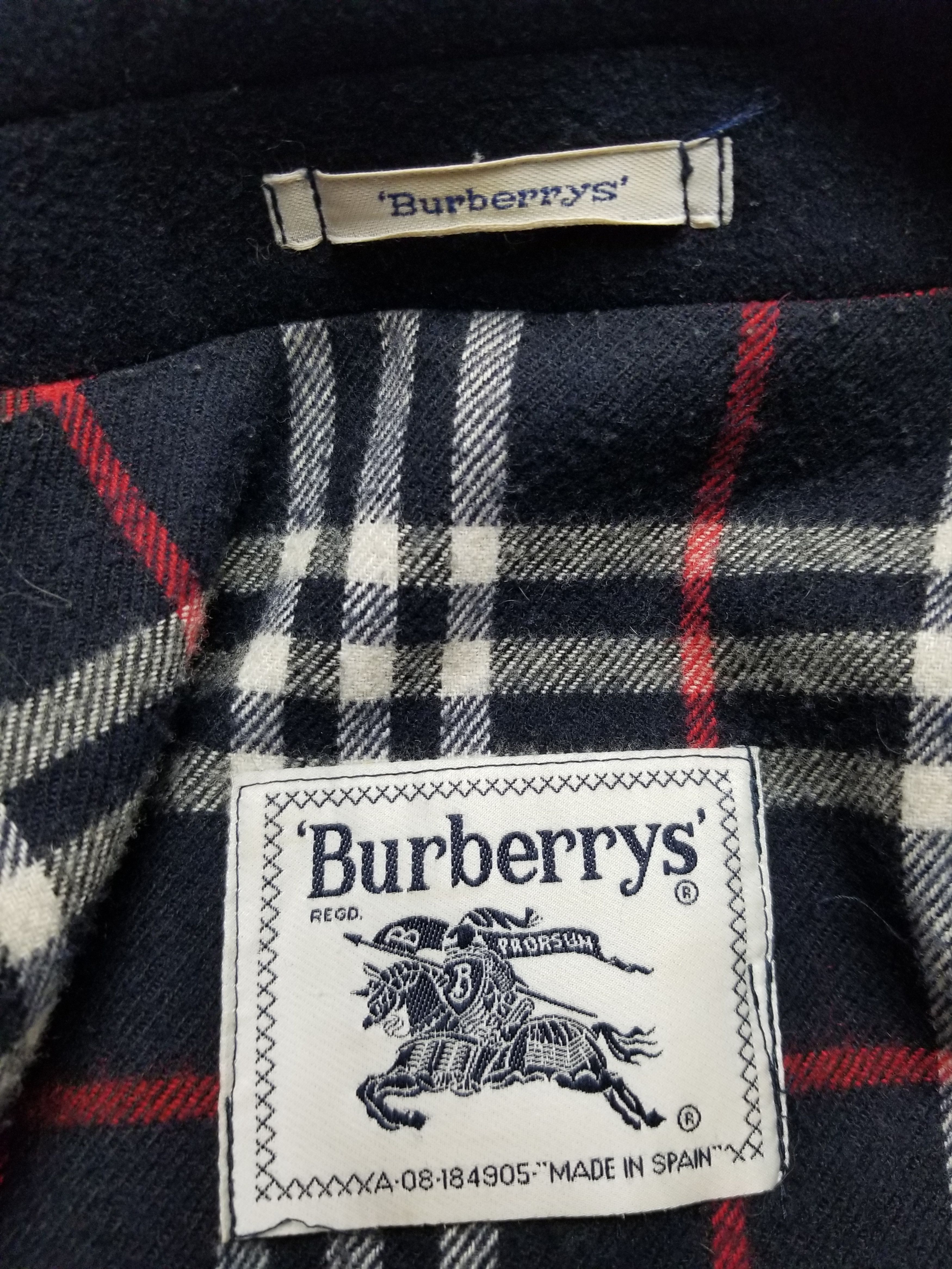 Burberry VTG Burberry Coat Jacket Wool Overcoat Size 34½ inch / 44 Size US S / EU 44-46 / 1 - 22 Thumbnail