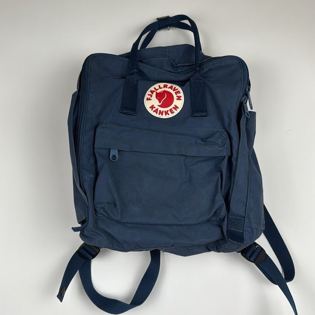 Fjallraven Fjallraven Kanken Small Backpack Double Handle Navy Bag Blue Size ONE SIZE - 2 Thumbnail