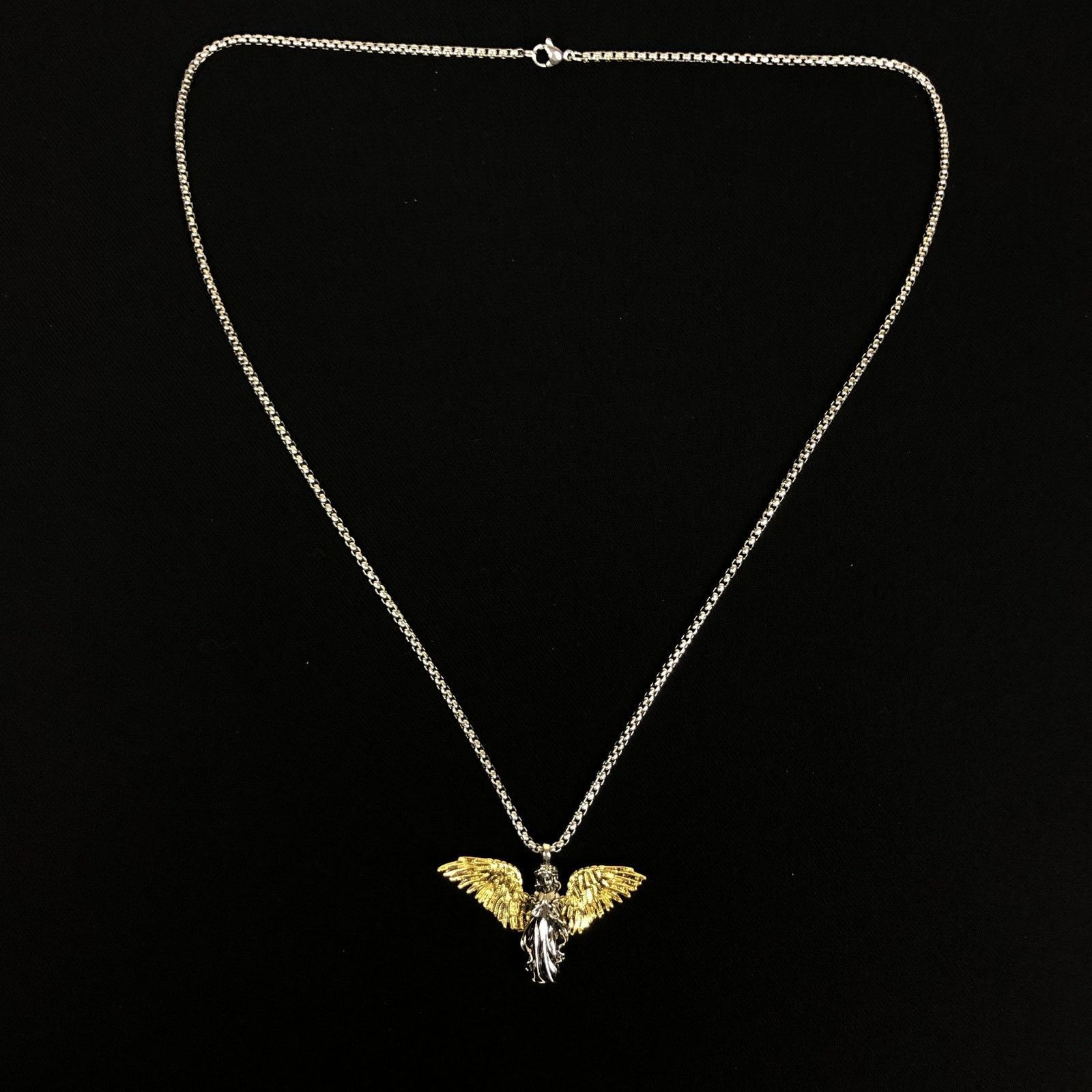 Jewelry Angel Necklace Y2K Gothic Punk Chain Size ONE SIZE - 4 Thumbnail